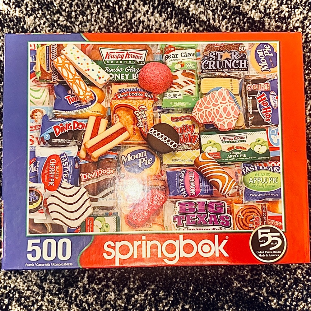 SPRINGBOK || Jigsaw Puzzle “Snack & Treats” 500 Pieces ✨Complete✨ - Picture 5 of 5